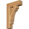 Ekena Millwork Merced Block Rough Sawn Bracket, Western Red Cedar, 4"W x 16"D x 24"H BKT04X16X24MRC05RWR - alternate 1